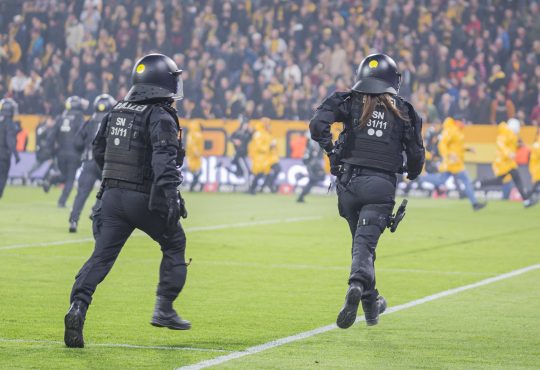 Polizei, Dynamo Dresden vs Hertha BSC