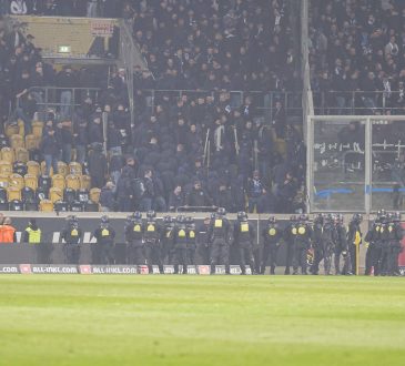 Dynamo Dresden vs Hertha BSC, Polizei
