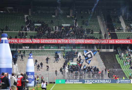 Fans, Nordderby, Hamburger SV vs Werder Bremen