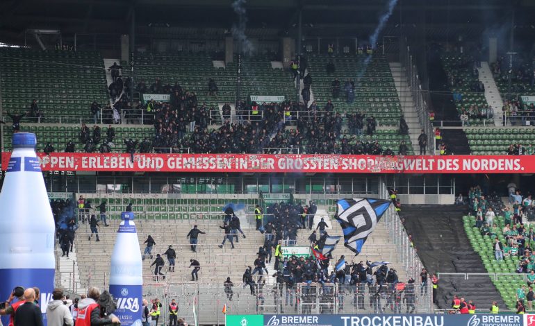 Fans, Nordderby, Hamburger SV vs Werder Bremen