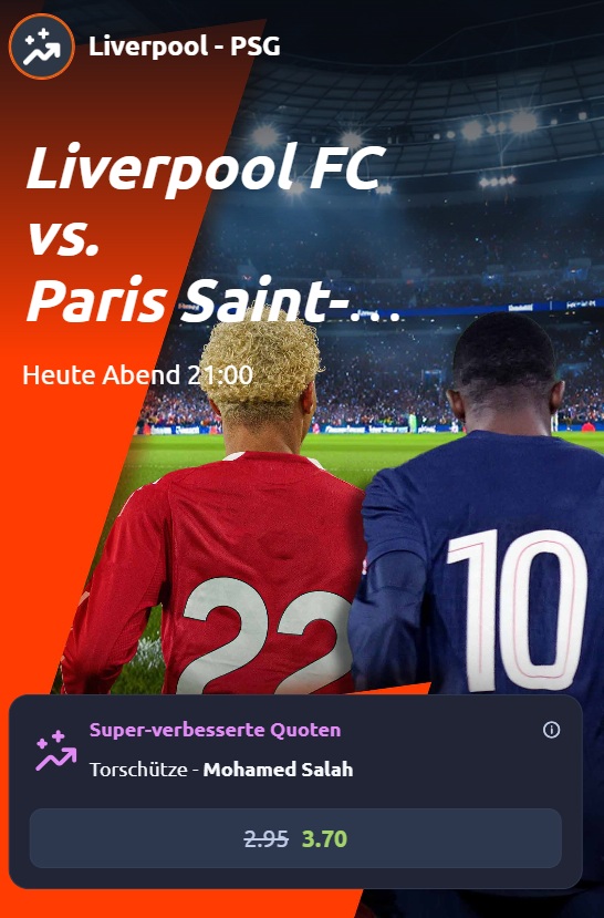 Liverpool - PSG Betano