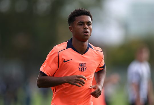 Shane Kluivert im Trikot des FC Barcelona