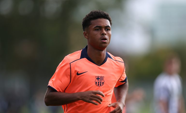 Shane Kluivert im Trikot des FC Barcelona