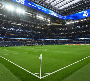 Das leere Santiago Bernabeu Stadion