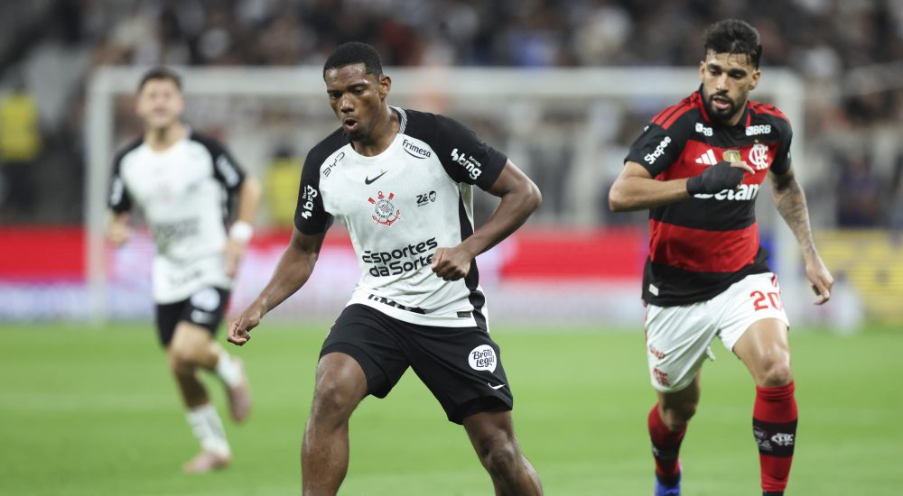 Andre im Trikot für Corinthians gegen Flamengo