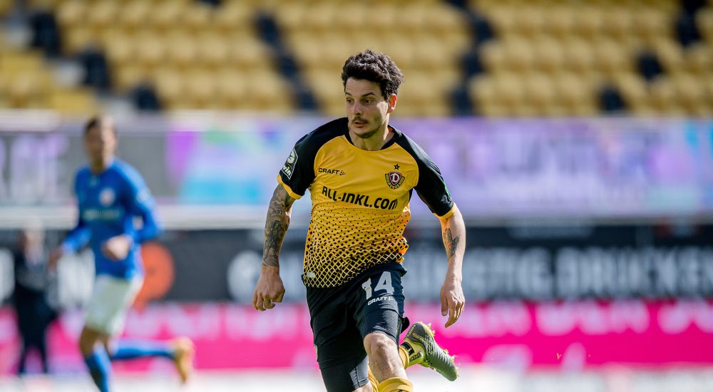 Philipp Hosiner in einem Spiel für Dynamo Dresden