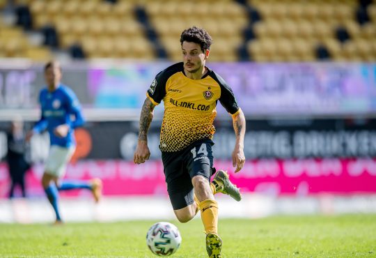 Philipp Hosiner in einem Spiel für Dynamo Dresden
