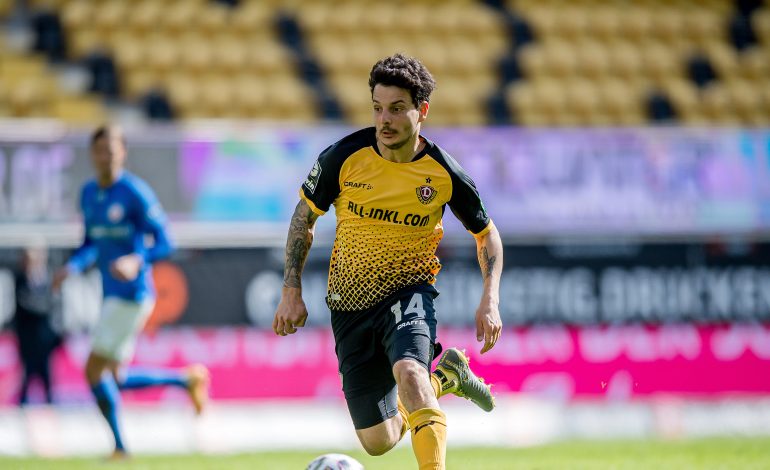 Philipp Hosiner in einem Spiel für Dynamo Dresden