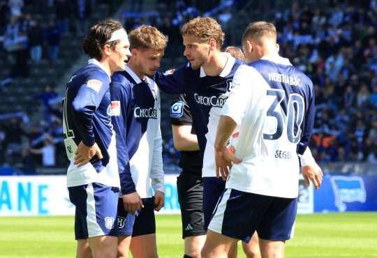 Fabian Reese, Michael Cuisance, Marton Dardai, Paul Seguin, Hertha BSC