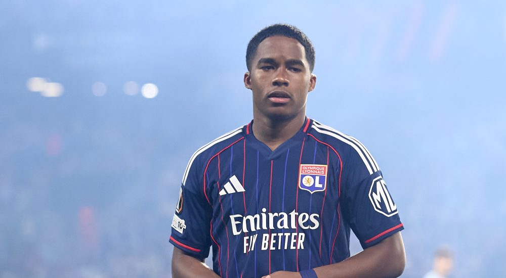 Endrick in einem Europa League-Spiel für Olympique Lyon