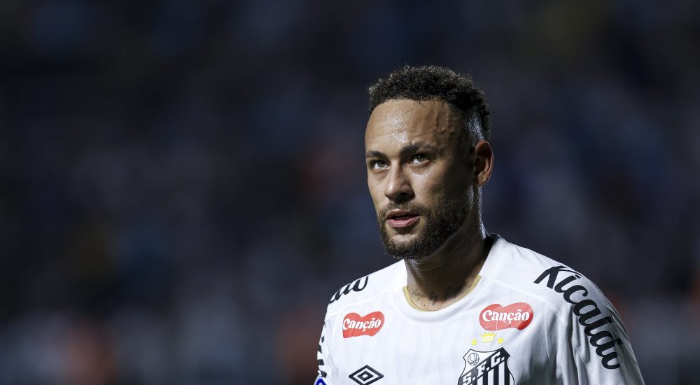 Neymar im Trikot des FC Santos