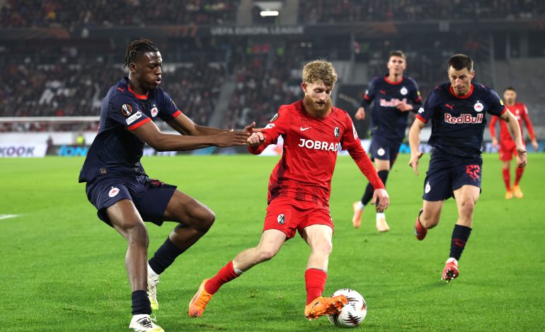 Fussballspieler Joane Gadou von RB Salzburg steht vor einem Wechsel zu Borussia Dortmund in die deutsche Fußball Bundesliga.